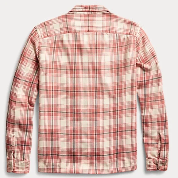 Ralph Lauren RRL Plaid Twill Camp Shirt - Picture 2 of 6